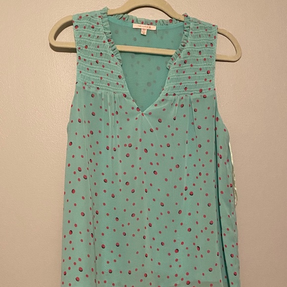 Skies Are Blue Tops - Skies are Blue tank w/ ruffle detail